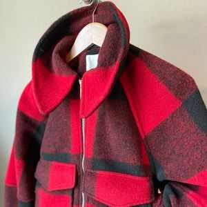 Checkered Crop OverShirt H&M JACKET - NWT shacket plaid gong